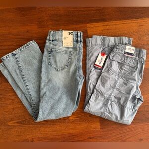 NWT | Limited Too / SO Kids | Jeans & Cargo Pants | Light Wash / Blue/Gray | 14